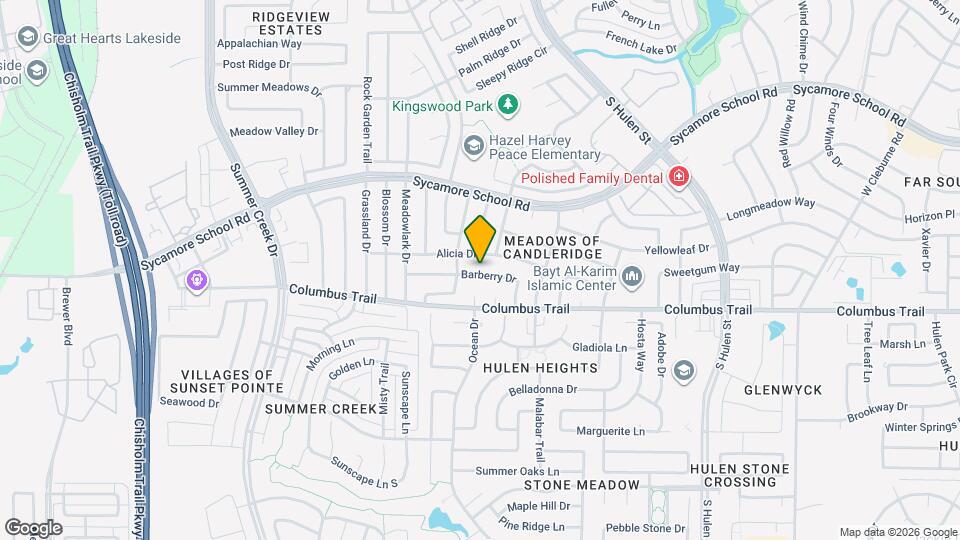 4912 Barberry Dr Map and Location Details