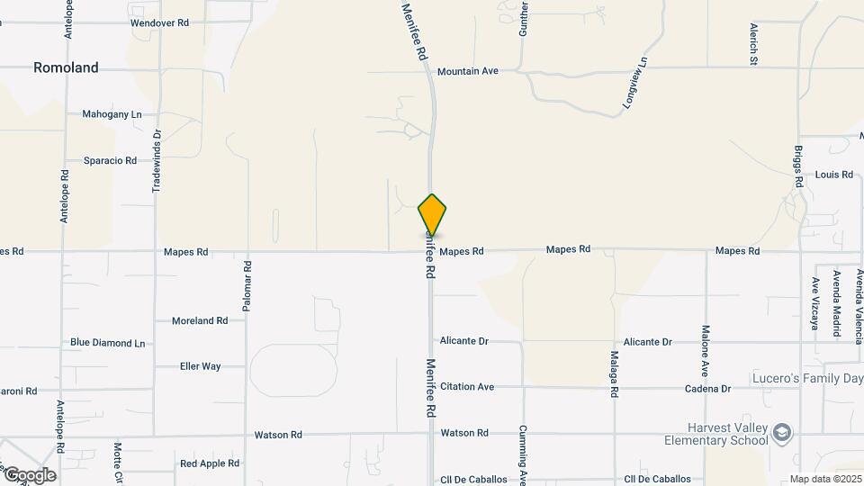 25120 Zircon Rd Map and Location Details
