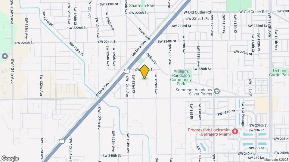 22950 SW 122nd Pl Mapa y Detalles de la Ubicación