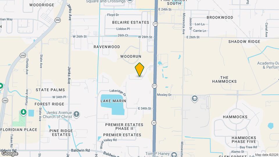 2934 Palmetto Ridge Way Map and Location Details