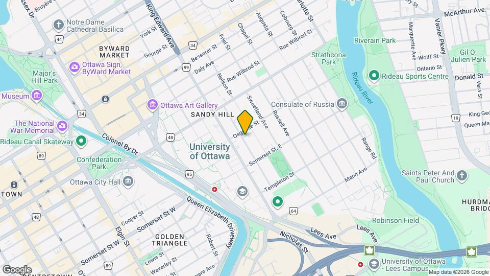 93-95 Henderson Ave Map and Location Details