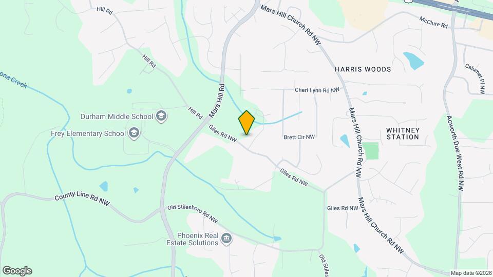 2801 Spreading Oaks Dr NW Mapa y Detalles de la Ubicación