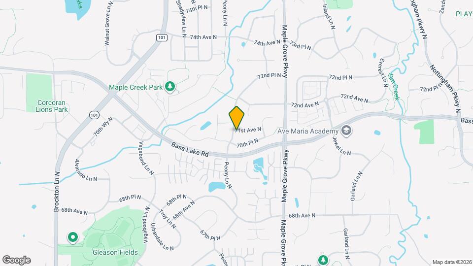 7096 Peony Ln N Map and Location Details