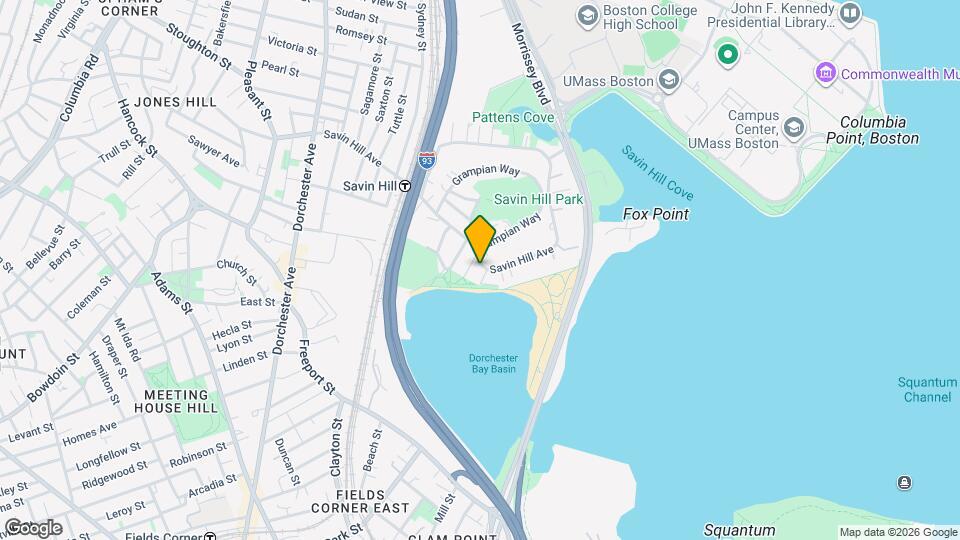 189 Savin Hill Ave Mapa y Detalles de la Ubicación