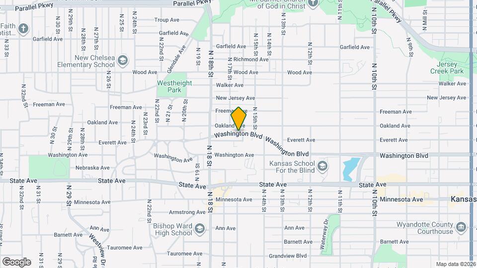 1621 Washington Blvd Map and Location Details