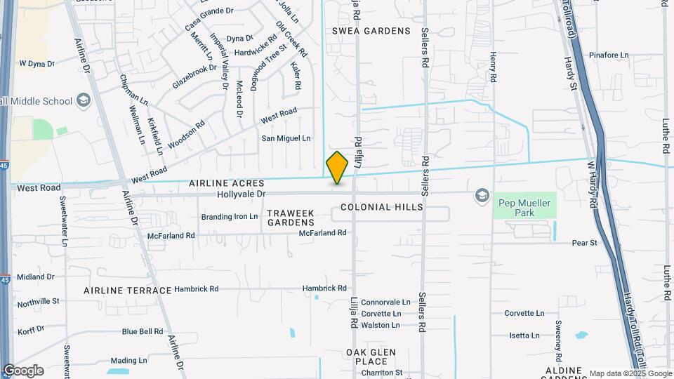 Hollyvale Apartments Map and Location Details