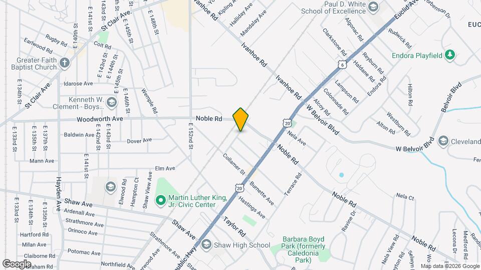 1721 Rosedale Ave Map and Location Details