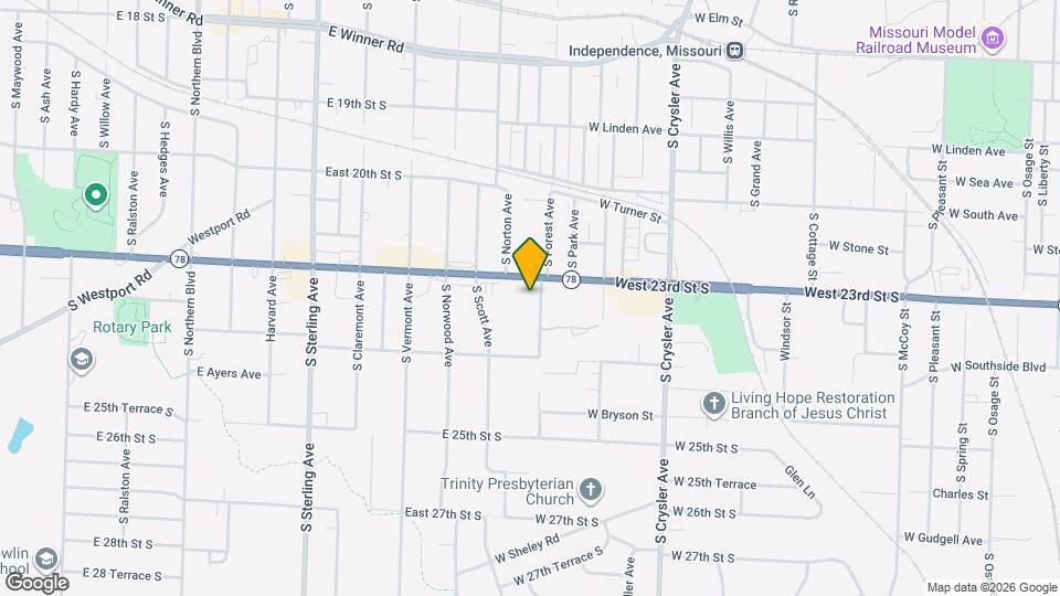 2310 S Forest Ave Map and Location Details