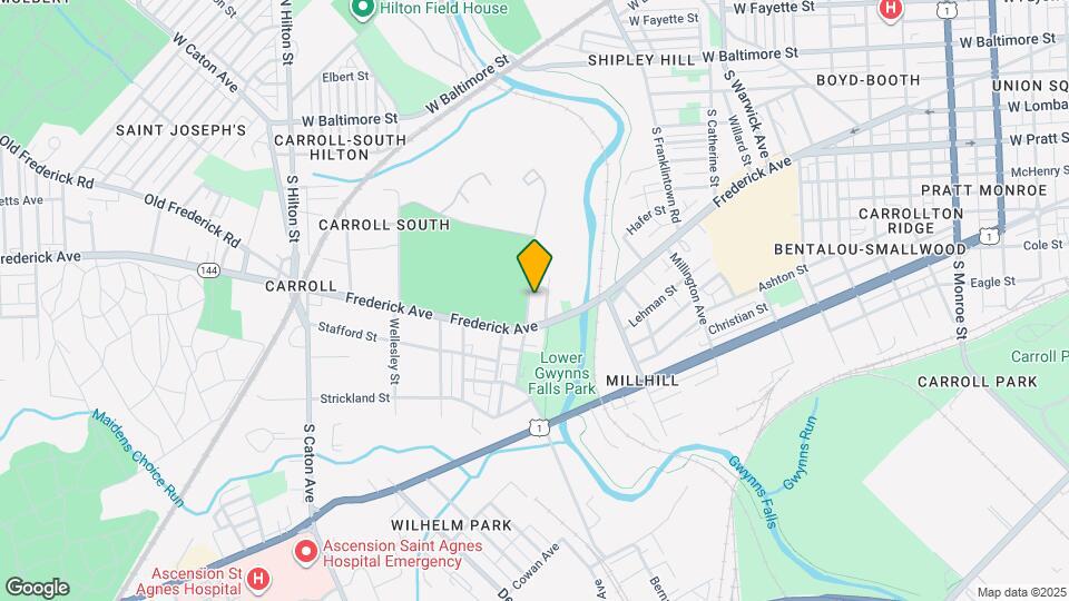 345 Font Hill Ave Map and Location Details