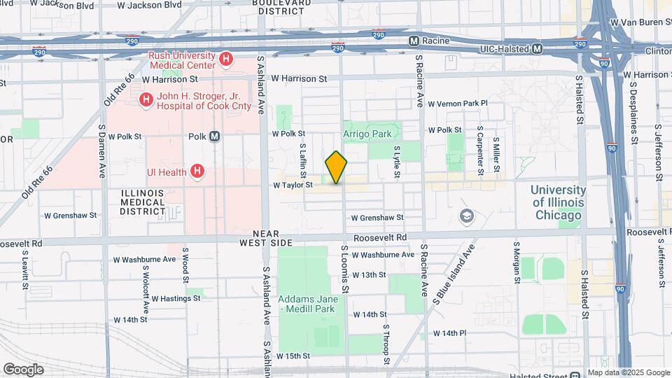 1411 W Taylor St Map and Location Details