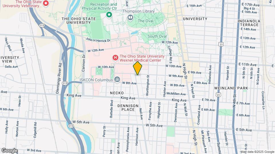 1540 Neil Ave Mapa y Detalles de la Ubicación