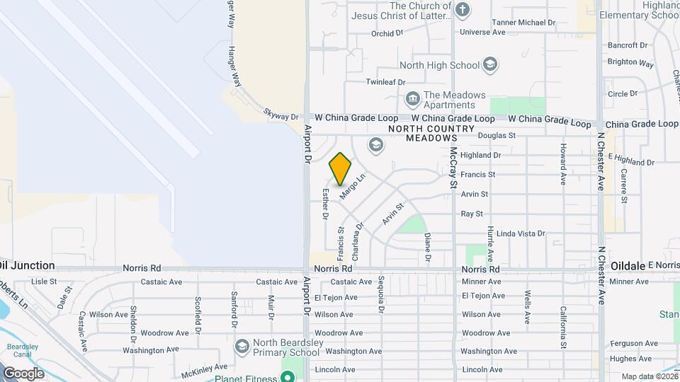 1909 Margo Ln Map and Location Details