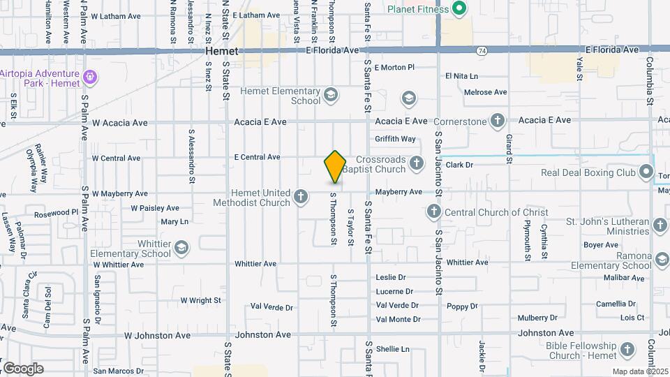716 Mayberry Ave Map and Location Details