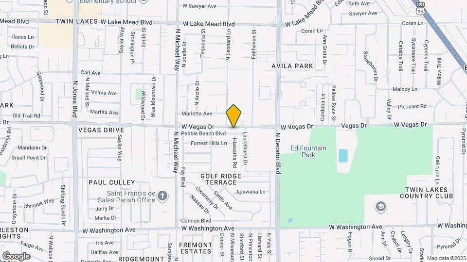 5100 Pebble Beach Blvd Map and Location Details