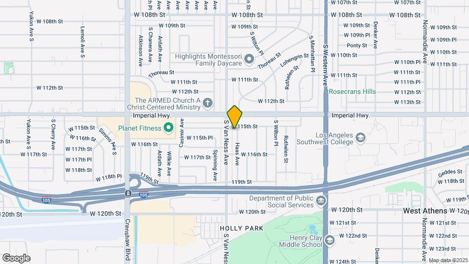 11511 Haas Ave Map and Location Details