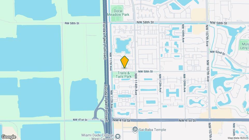 11480 NW 50th Terrace Map and Location Details