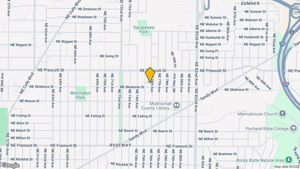 4317 NE 76th Ave Mapa y Detalles de la Ubicación