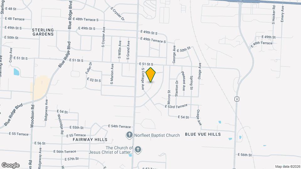 5212 S Union St Map and Location Details