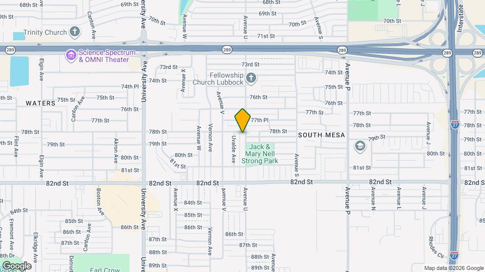 7804 Avenue U Map and Location Details