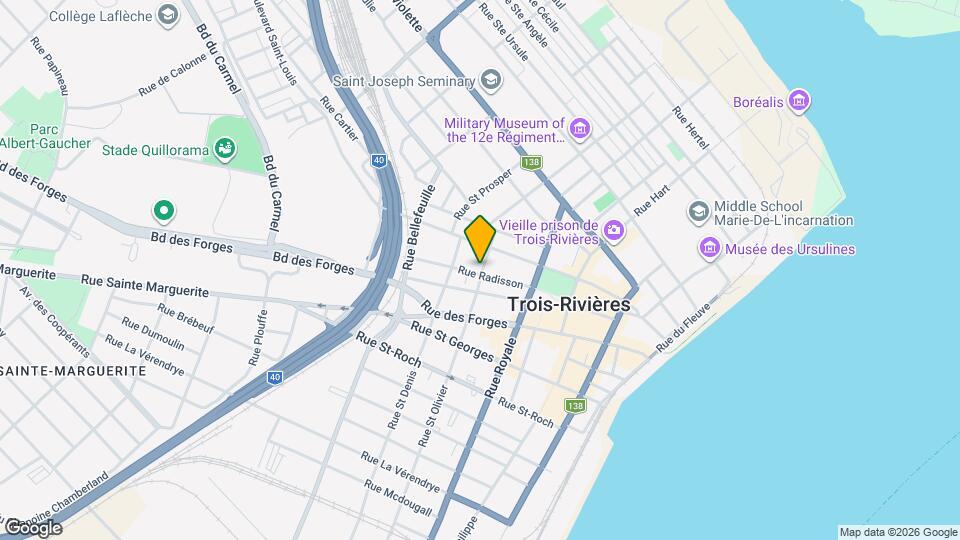 1266 Saint-Olivier Rue Map and Location Details