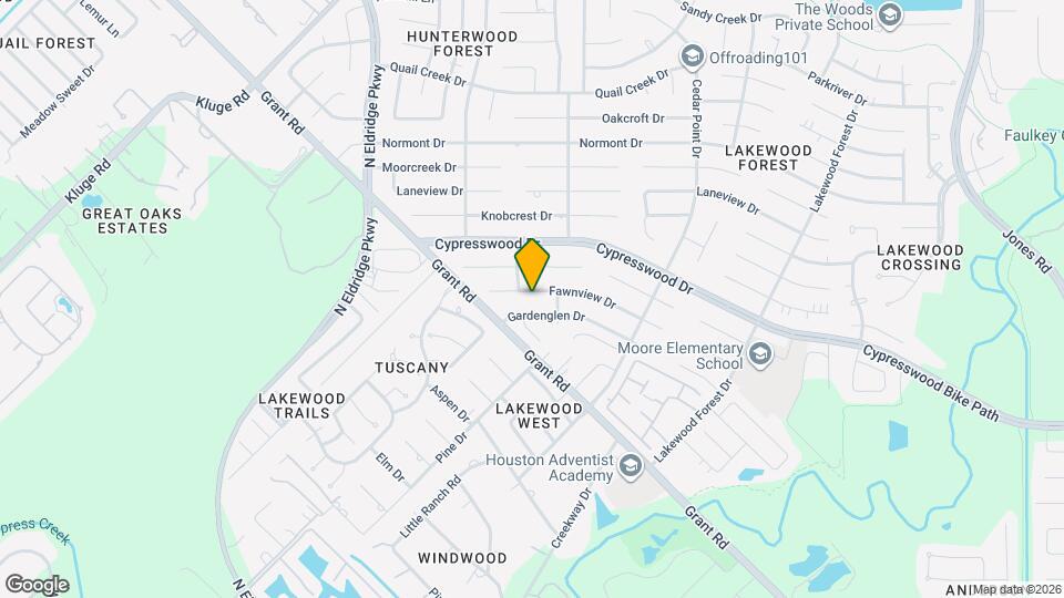 12015 Fawnview Dr Map and Location Details