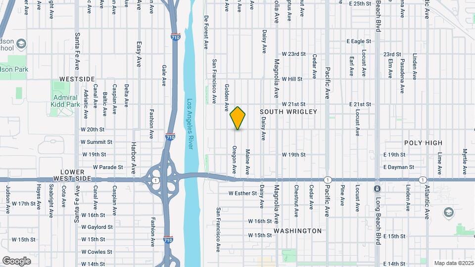 1980 Oregon Ave Mapa y Detalles de la Ubicación