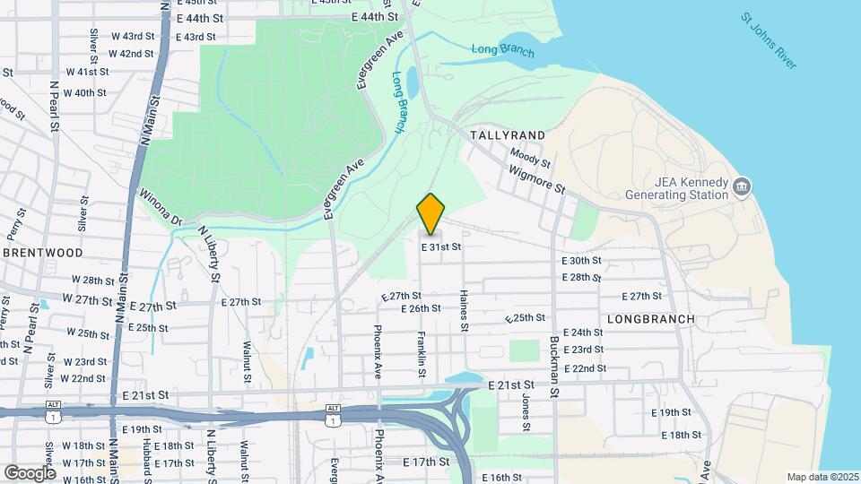 1225 E 31st St Map and Location Details