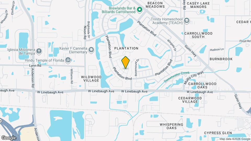 10505 Brynwood Ln Map and Location Details