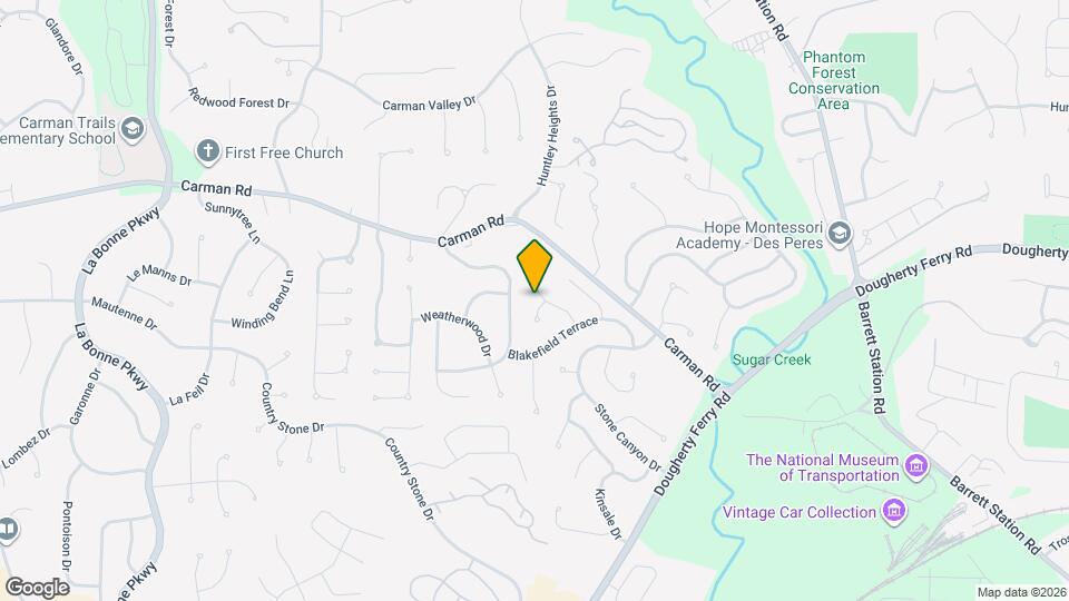 1730 Woodmore Oaks Dr Mapa y Detalles de la Ubicación