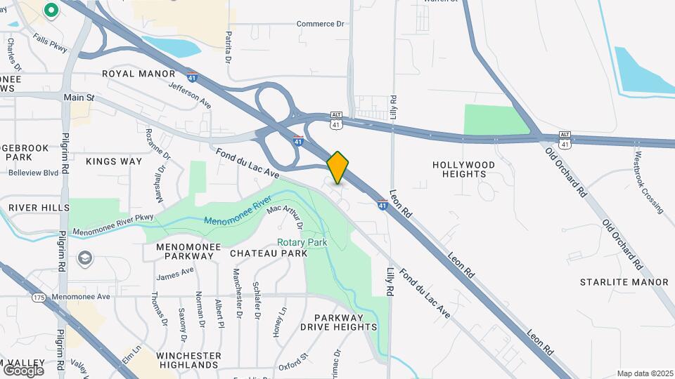 N86W14290-W14290 Fond du Lac Ave Map and Location Details