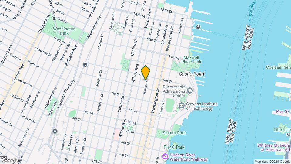 822 Garden St Map and Location Details