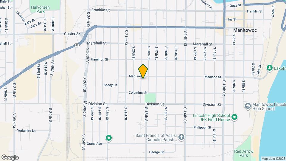 1309 S 19th St Mapa y Detalles de la Ubicación