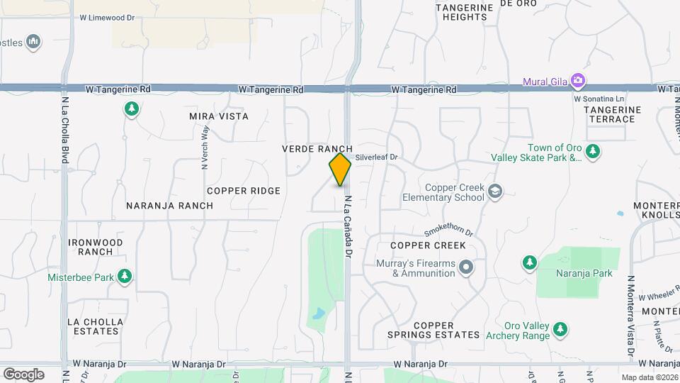 11678 N Red Creek Pl Map and Location Details