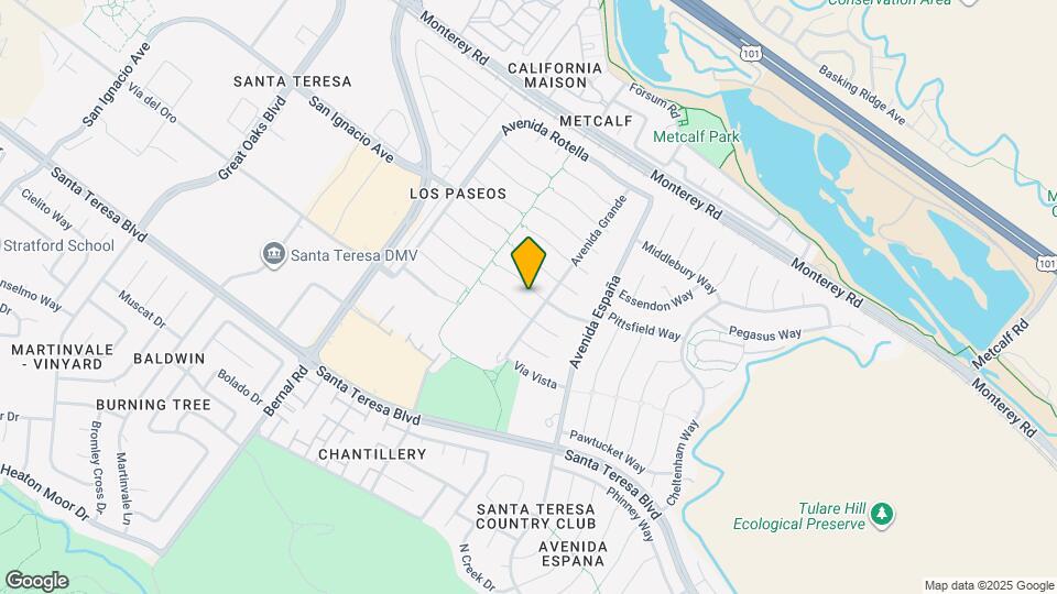 7185 Via Colina Mapa y Detalles de la Ubicación