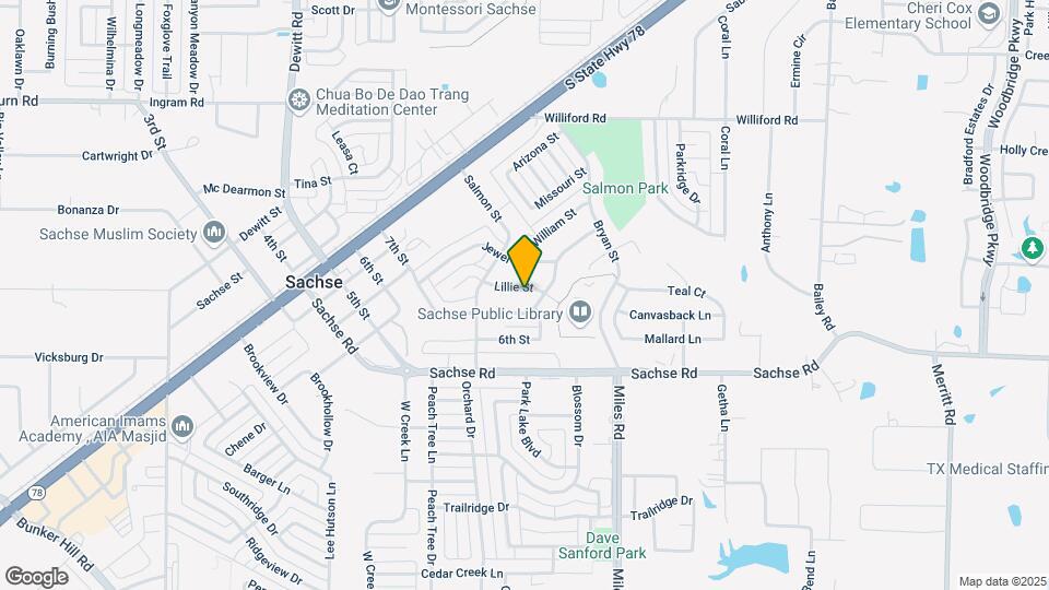 3910 Lillie St Map and Location Details
