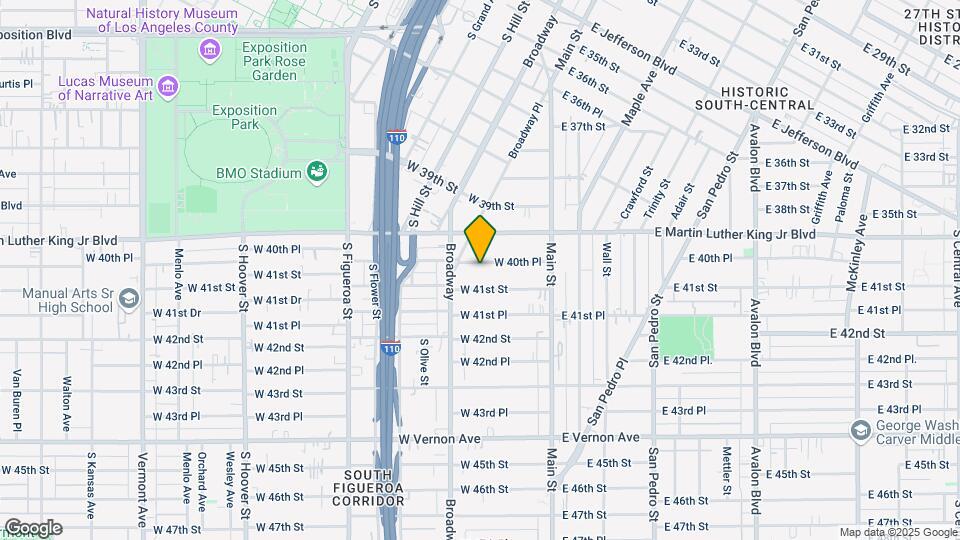 232 W 40th Pl Map and Location Details
