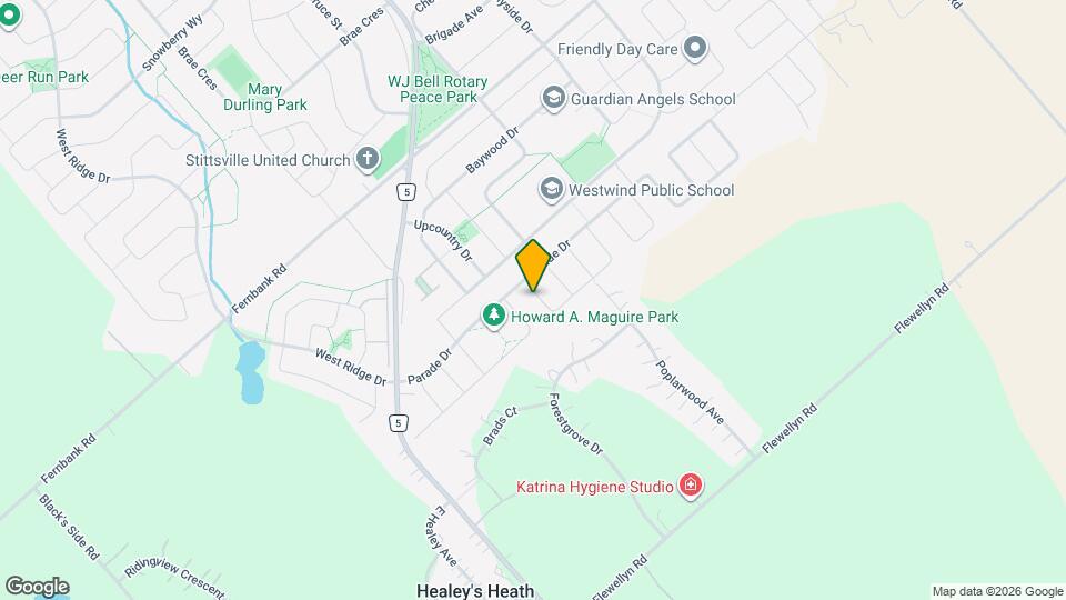 814 Stallion Cres Map and Location Details