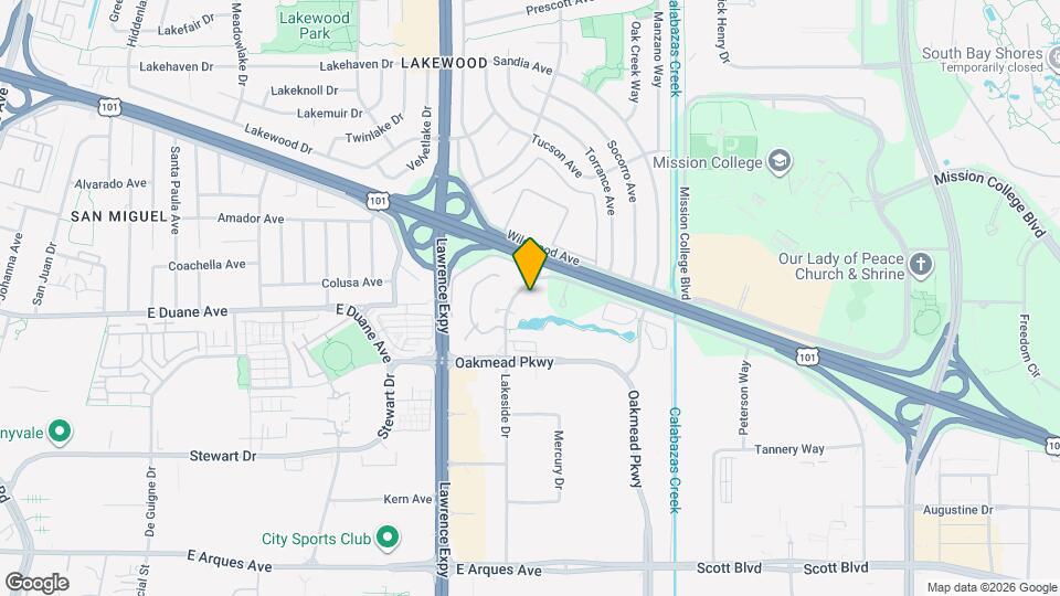 1250 Lakeside Mapa y Detalles de la Ubicación