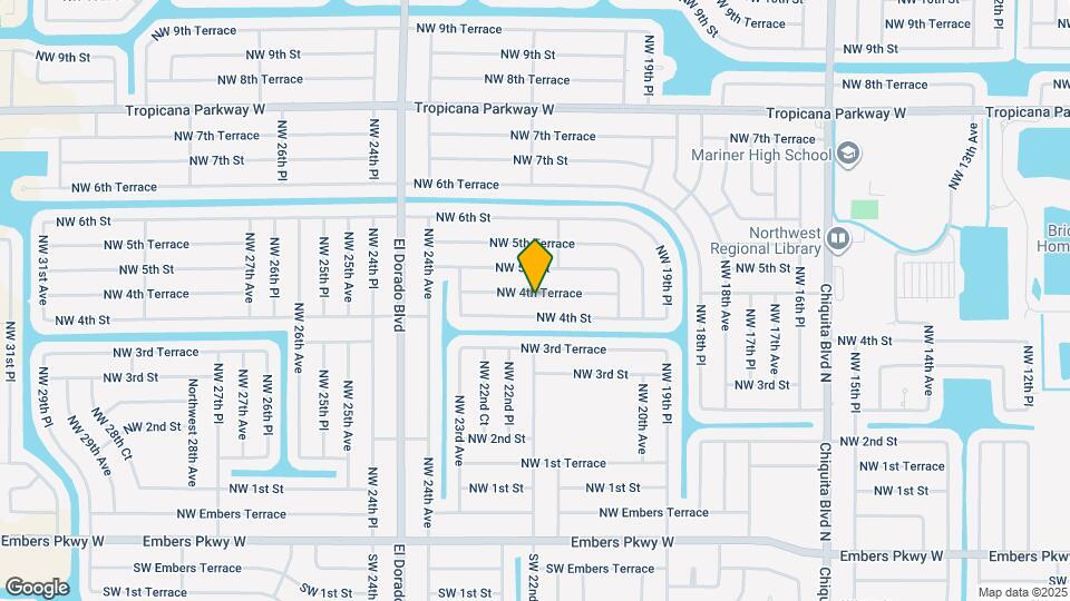 2200 NW 4th Terrace Map and Location Details