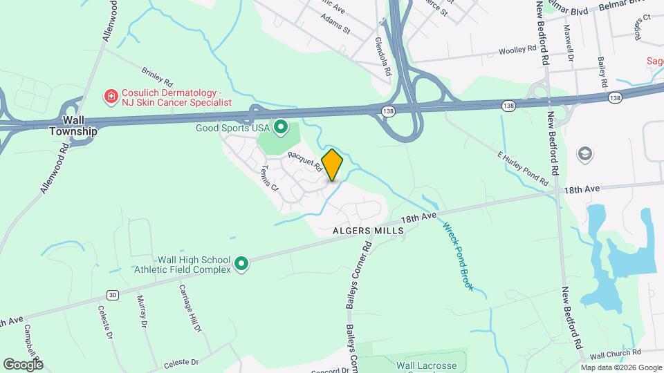 103 Racquet Rd Map and Location Details