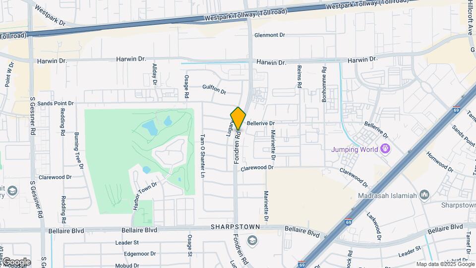 6119 Fondren Rd Map and Location Details