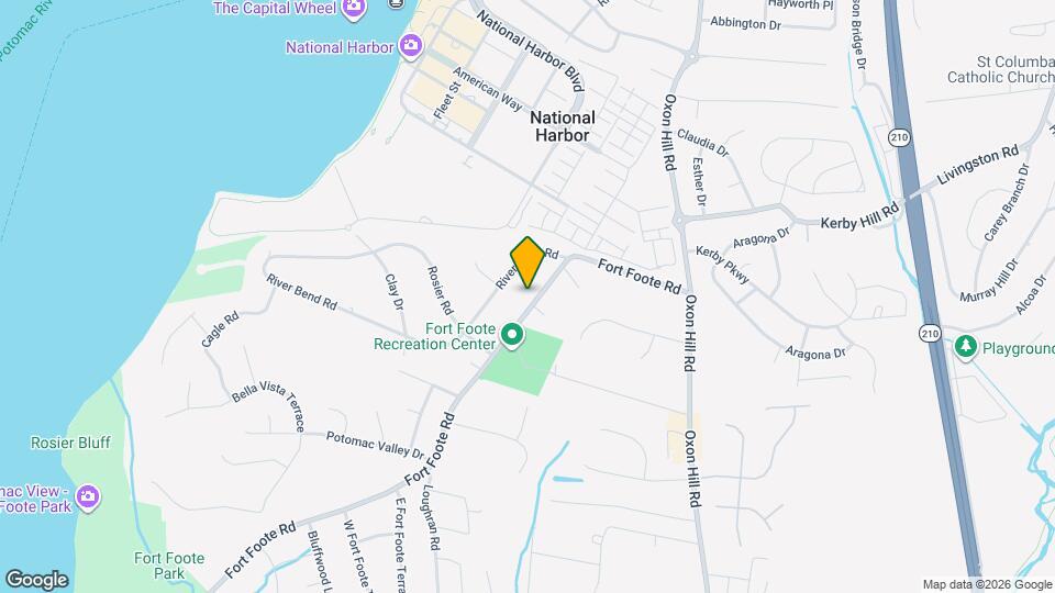 8111 Fort Foote Rd Mapa y Detalles de la Ubicación