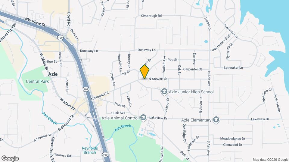 708 N Stewart St Map and Location Details