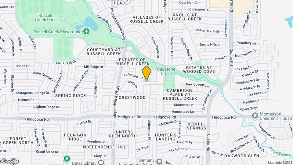 2513 Plentywood Dr Map and Location Details