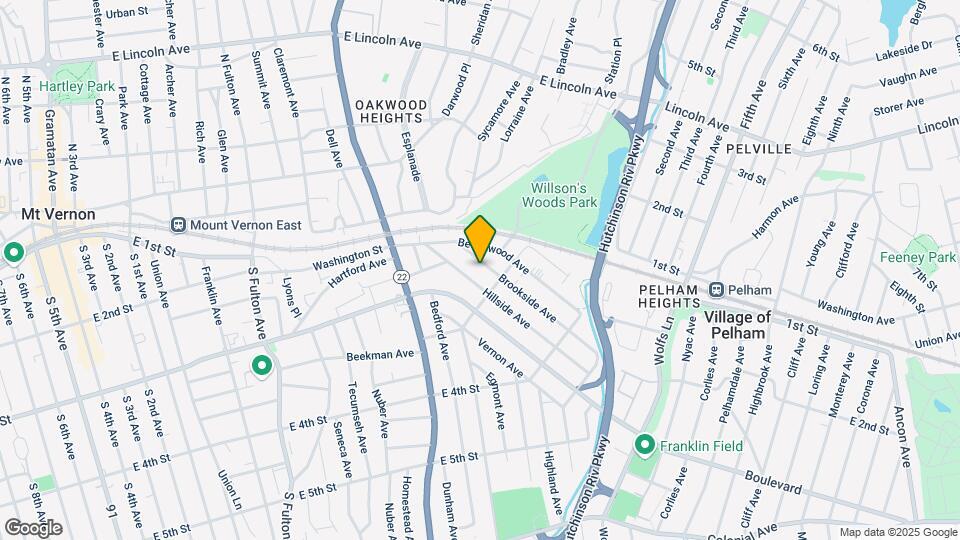 100 Brookside Ave Mapa y Detalles de la Ubicación