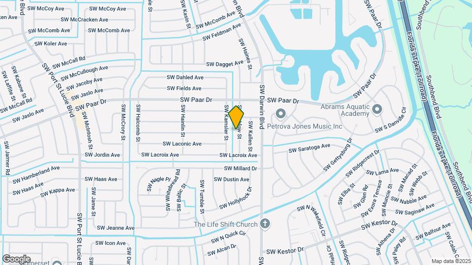 4034 SW Hablow St Map and Location Details
