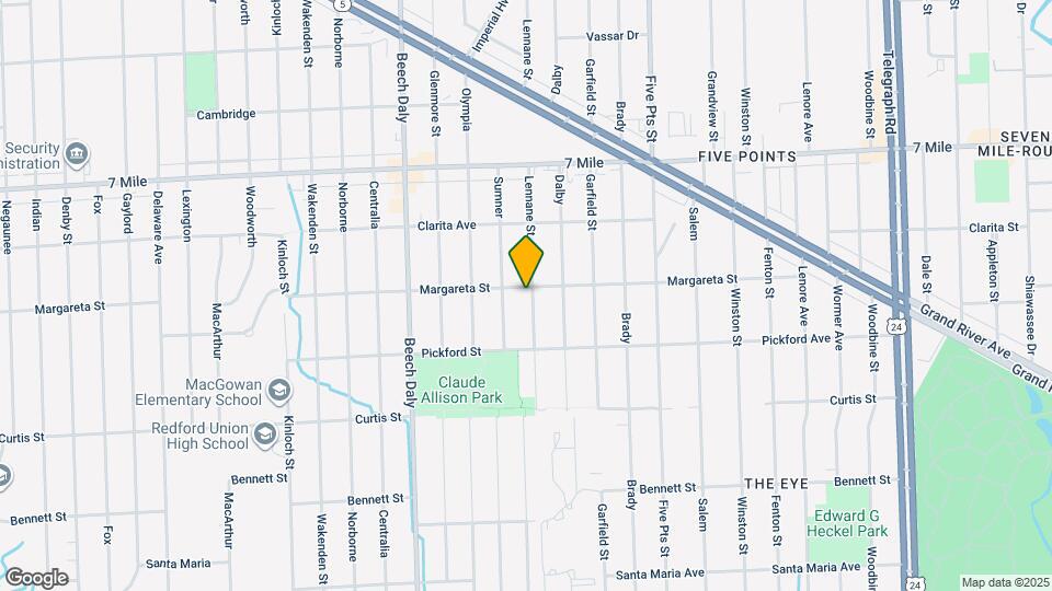 18507 Lennane St Map and Location Details