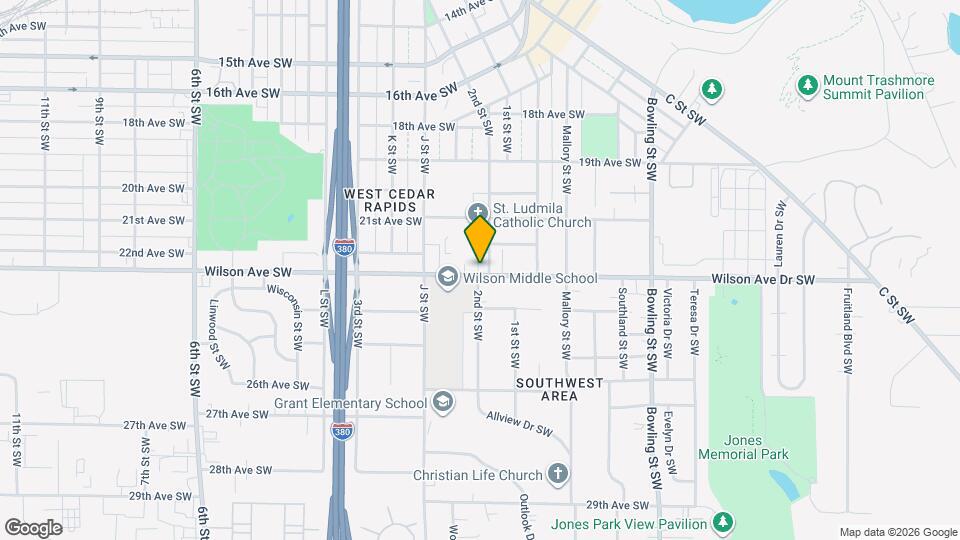 2232 2nd St SW Mapa y Detalles de la Ubicación