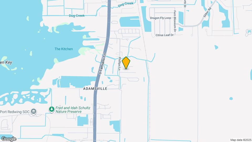 6316 Eugene Acres Ln Map and Location Details