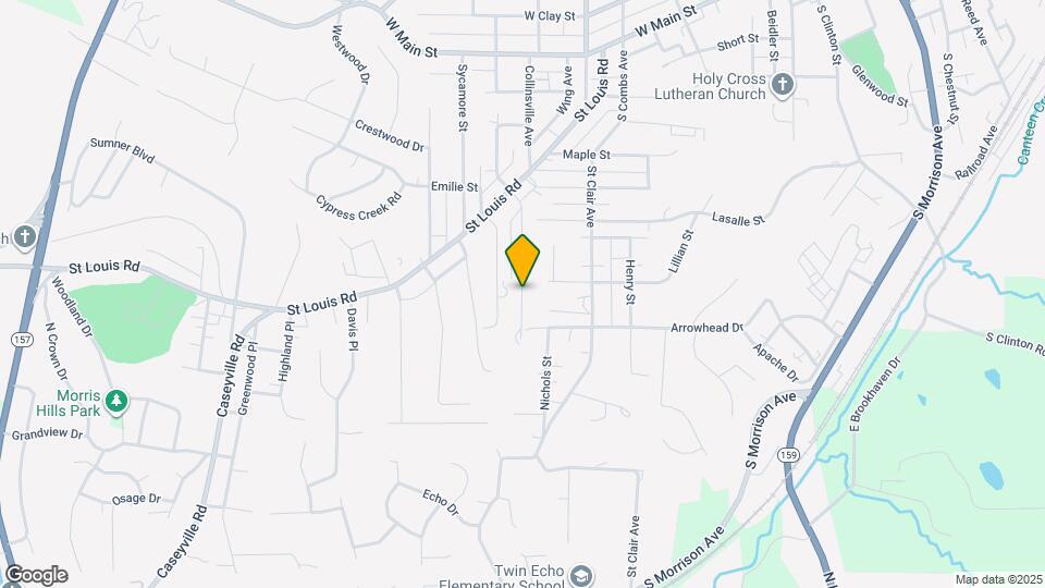 525 S Jefferson Ave Map and Location Details